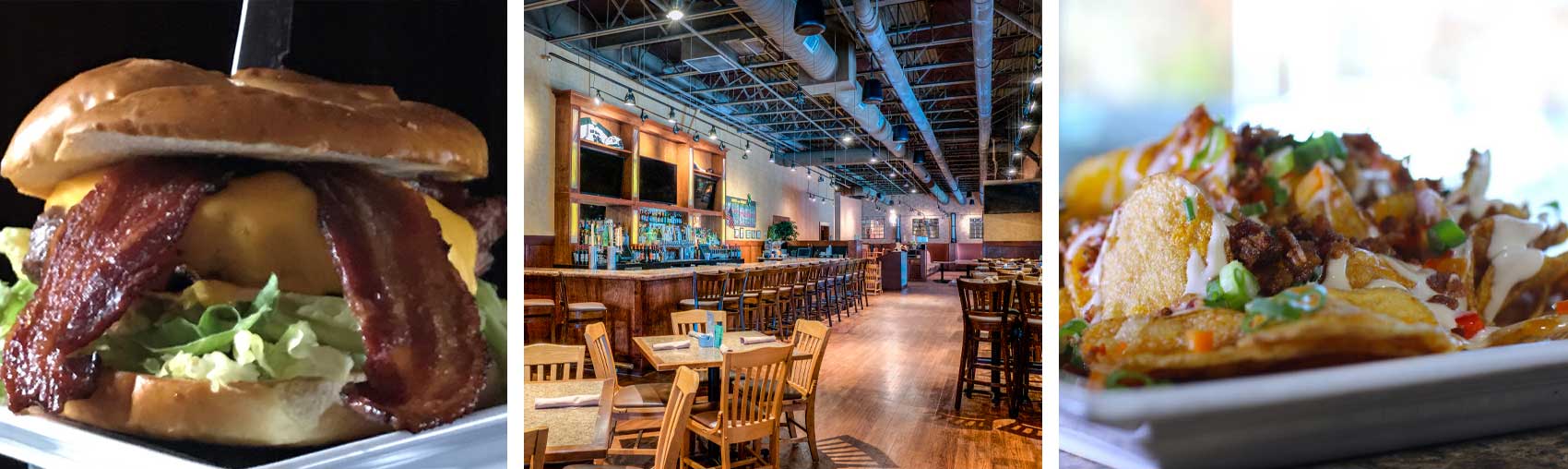 The Thirsty Turtle Florham Park restaurant dining room, food and bar